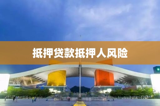 抵押贷款抵押人风险