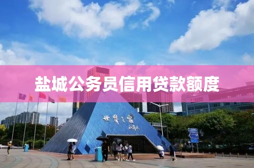 盐城公务员信用贷款额度