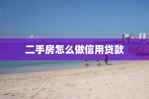 二手房怎么做信用贷款