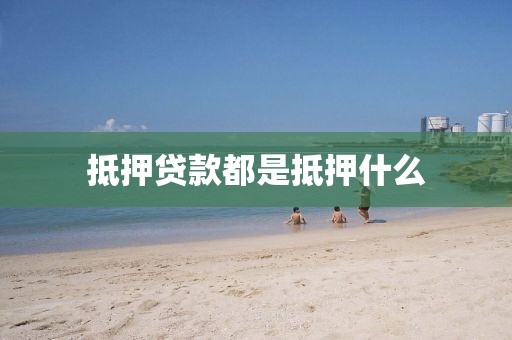 抵押贷款都是抵押什么