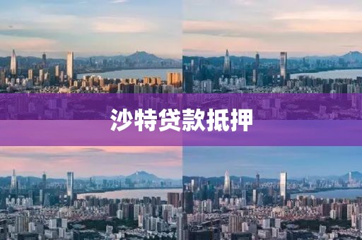 沙特贷款抵押