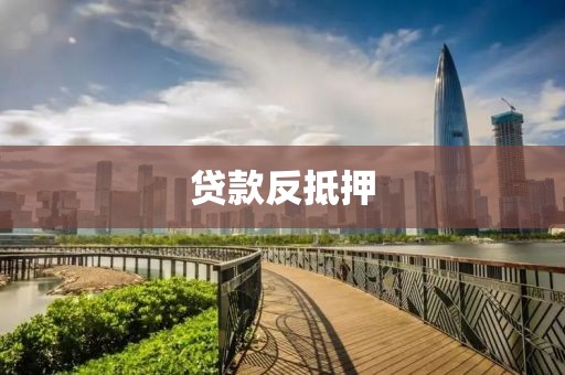 贷款反抵押