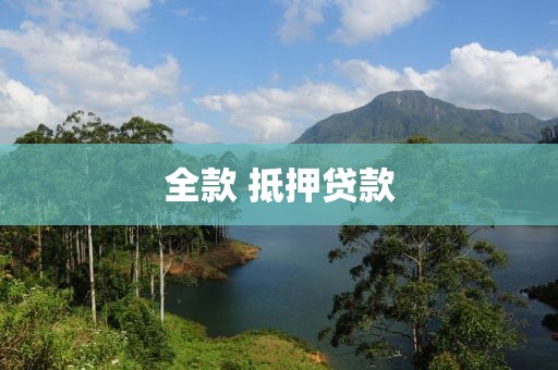 全款 抵押贷款