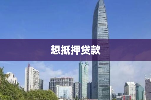 想抵押贷款