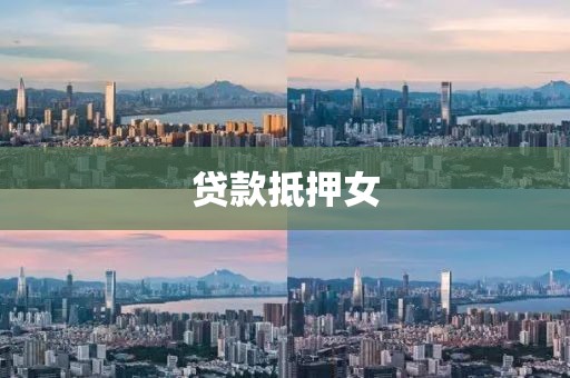 贷款抵押女