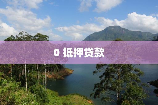 0 抵押贷款