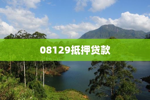 08129抵押贷款
