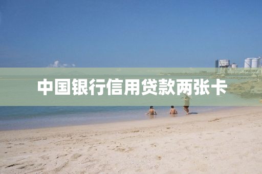 中国银行信用贷款两张卡