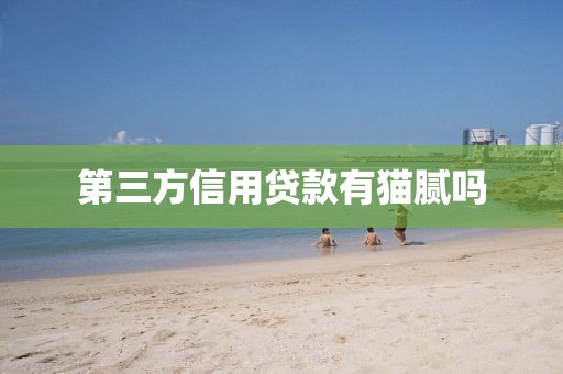 第三方信用贷款有猫腻吗