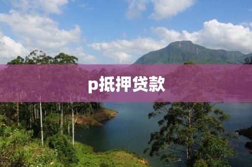 p抵押贷款
