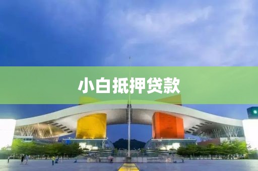 小白抵押贷款