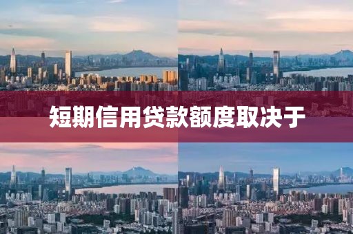 短期信用贷款额度取决于