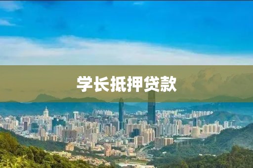 学长抵押贷款