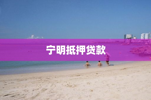 宁明抵押贷款