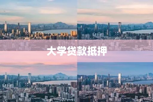 大学贷款抵押