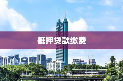 抵押贷款缴费