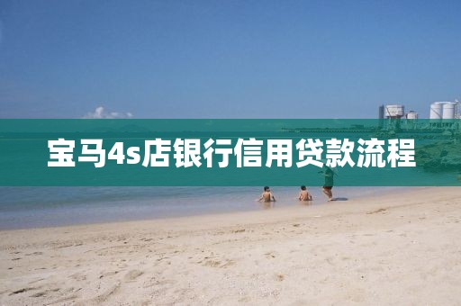 宝马4s店银行信用贷款流程
