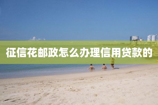 征信花邮政怎么办理信用贷款的
