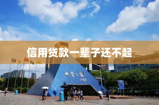 信用贷款一辈子还不起