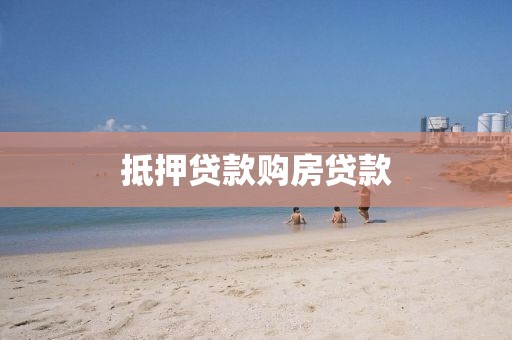 抵押贷款购房贷款