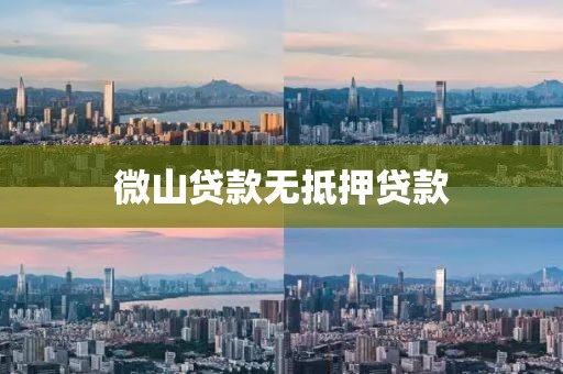 微山贷款无抵押贷款
