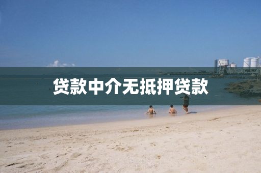 贷款中介无抵押贷款