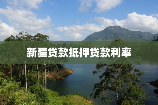 新疆贷款抵押贷款利率