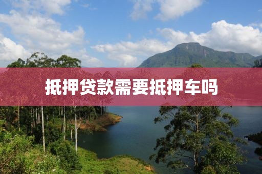 抵押贷款需要抵押车吗
