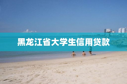 黑龙江省大学生信用贷款
