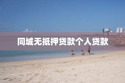 同城无抵押贷款个人贷款