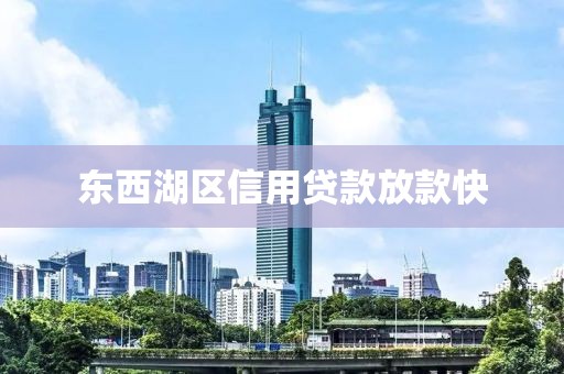 东西湖区信用贷款放款快