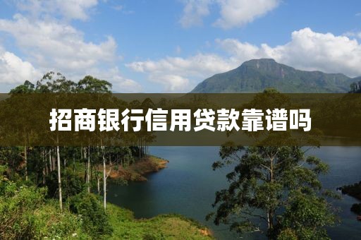 招商银行信用贷款靠谱吗