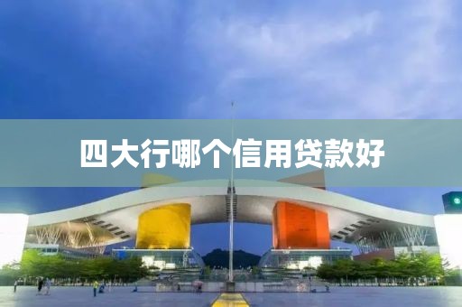 四大行哪个信用贷款好