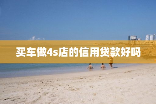 买车做4s店的信用贷款好吗
