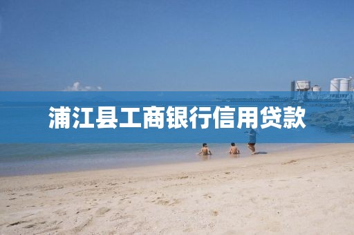 浦江县工商银行信用贷款