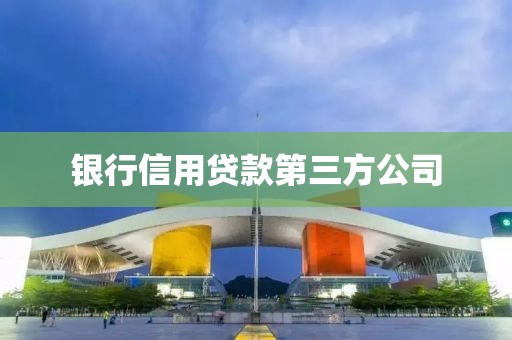 银行信用贷款第三方公司