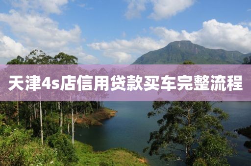 天津4s店信用贷款买车完整流程