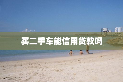 买二手车能信用贷款吗
