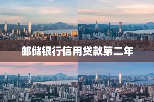 邮储银行信用贷款第二年
