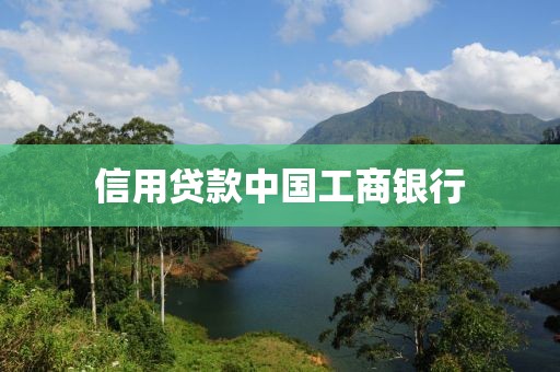 信用贷款中国工商银行