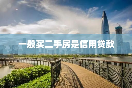 一般买二手房是信用贷款