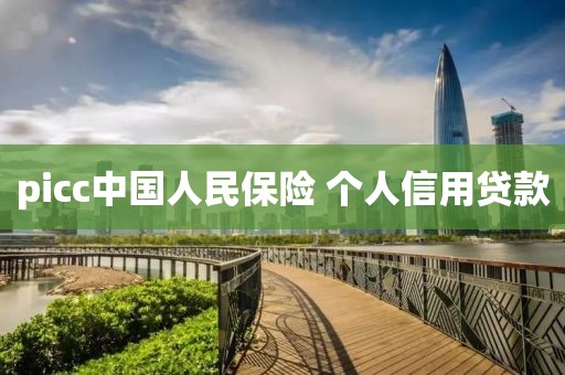 picc中国人民保险 个人信用贷款