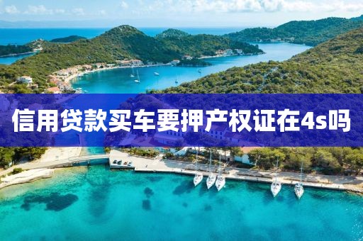 信用贷款买车要押产权证在4s吗
