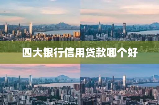 四大银行信用贷款哪个好