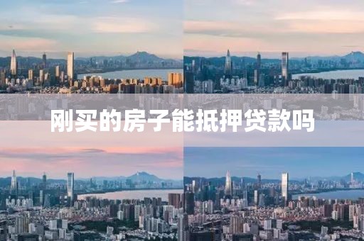 刚买的房子能抵押贷款吗