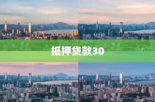抵押贷款30