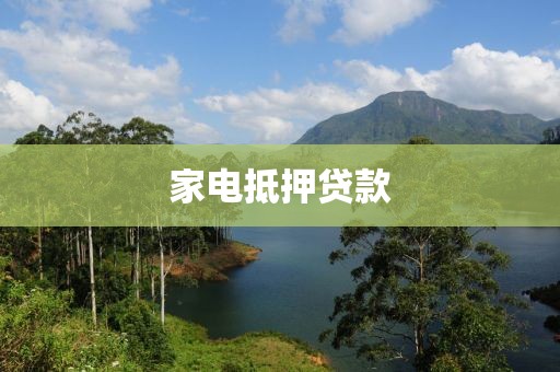 家电抵押贷款