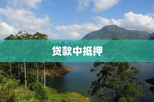 贷款中抵押