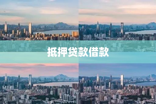抵押贷款借款