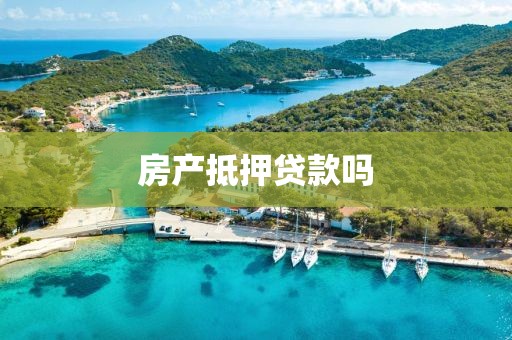 房产抵押贷款吗